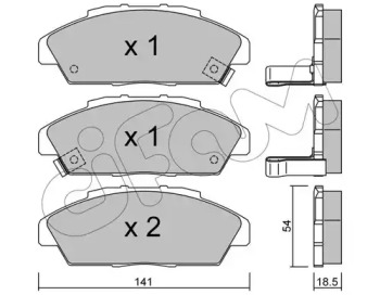 Дополнительные работы CIFAM для HONDA ACCORD IV (CB) 2.2 i 16V Automatik (CB7)
