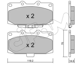Запчасти для ТО CIFAM для SUBARU IMPREZA седан (GD) 2.0 WRX Turbo AWD