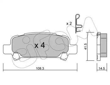 Дополнительные работы CIFAM для SUBARU IMPREZA седан (GD) 2.0 i AWD