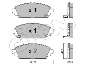 Дополнительные работы CIFAM для HONDA CIVIC VII купе (EM2) 1.7 i