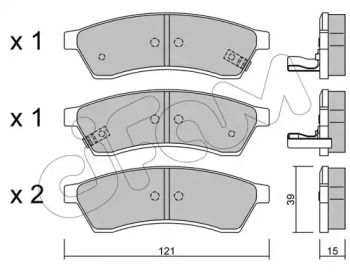 Дополнительные работы CIFAM для CHEVROLET EPICA (KL1_) 2.0 D