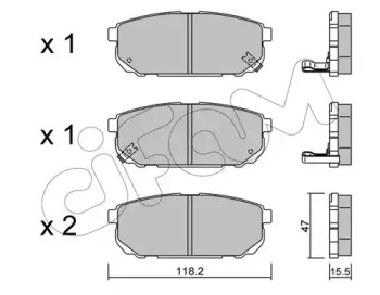Дополнительные работы CIFAM для KIA SORENTO I (JC) 2.5 CRDi