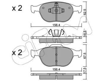 Дисковой тормозной механизм CIFAM для FORD TOURNEO CONNECT 1.8 TDCi /TDDi /DI