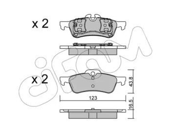 Дисковой тормозной механизм CIFAM для MINI MINI Кабриолет (R52) Cooper
