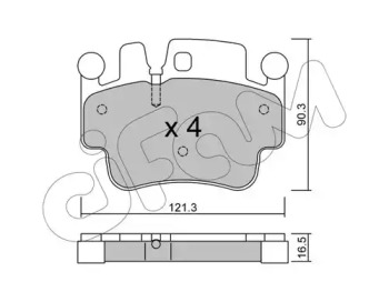 Запчасти для ТО CIFAM для PORSCHE 911 Кабриолет (997) 3.8 Carrera 4S