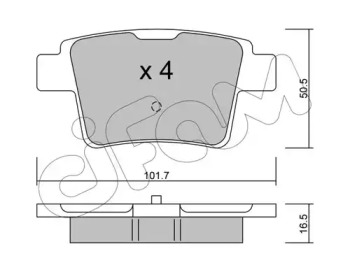 Дисковой тормозной механизм CIFAM для JAGUAR X-TYPE Estate (X400) 2.0 D