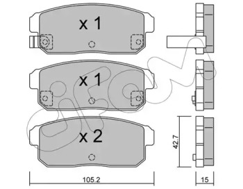 Дисковой тормозной механизм CIFAM для NISSAN MAXIMA / MAXIMA QX IV Station Wagon (A32) 3.0 QX
