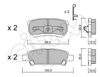 Запчасти для ТО CIFAM для JEEP COMPASS (MK49) 2.4 4x4