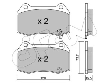 Дисковой тормозной механизм CIFAM для NISSAN 350 Z купе (Z33) 3.5