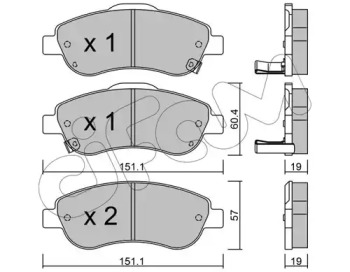 Запчасти для ТО CIFAM для HONDA CR-V IV (RM_) 2.0 AWD (RE5)