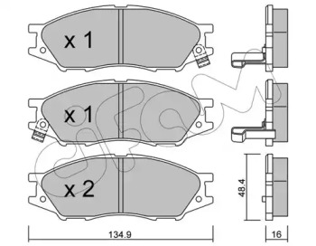Запчасти для ТО CIFAM для NISSAN ALMERA II Hatchback (N16) 1.5