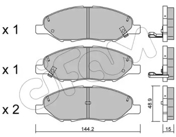Запчасти для ТО CIFAM для NISSAN TIIDA Хэтчбек (C11) 1.5 dCi
