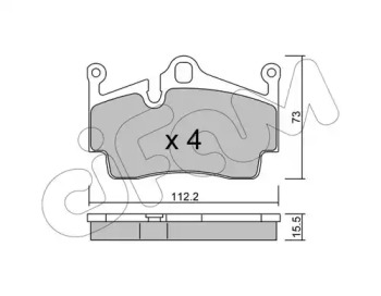 Запчасти для ТО CIFAM для PORSCHE CAYMAN (981) S 3.4