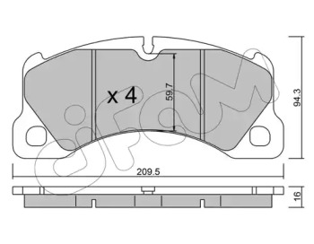 Дополнительные работы CIFAM для PORSCHE CAYENNE (9PA) Turbo 4.5