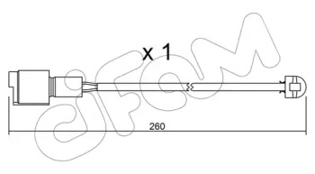 Тормозные колодки CIFAM для BMW 3 (E30) M3 2.3