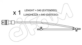 Дисковой тормозной механизм CIFAM для PORSCHE 911 Targa (993) 3.8 Carrera