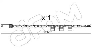 Тормоза CIFAM для MINI MINI купе (R58) Cooper