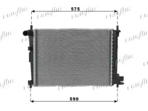 Водяной радиатор FRIGAIR для MAZDA 121 III (JASM, JBSM) 1.8 D