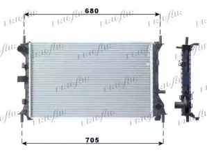 Водяной / масляный радиатор FRIGAIR для FORD FOCUS Turnier (DNW) 1.6 16V