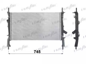 Водяной радиатор FRIGAIR для FORD TRANSIT TOURNEO 2.2 TDCi