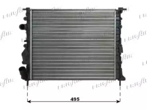 Водяной радиатор FRIGAIR для NISSAN KUBISTAR (X76) 1.2