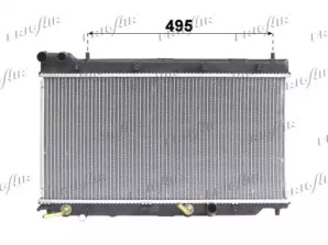 Водяной / масляный радиатор FRIGAIR для HONDA JAZZ II (GD_, GE3, GE2) 1.2 i-DSI (GD5, GE2)