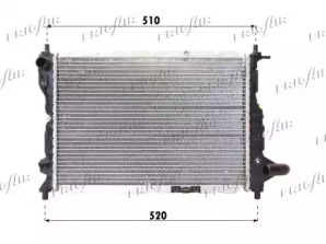Водяной радиатор FRIGAIR для CHEVROLET MATIZ (M200, M250) 0.8