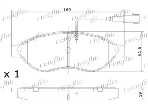 Запчасти для ТО FRIGAIR для PEUGEOT BOXER c бортовой платформой/ходовая часть 2.2 HDi 110