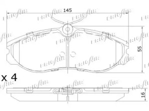 Дополнительные работы FRIGAIR для NISSAN TERRANO II (R20) 2.4 4WD