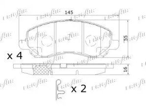 Запчасти для ТО FRIGAIR для JEEP COMPASS (MK49) 2.4 4x4