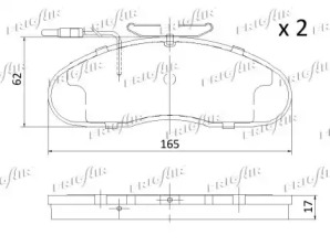 Дополнительные работы FRIGAIR для NISSAN PICK UP (D21) 2.5 D 4WD