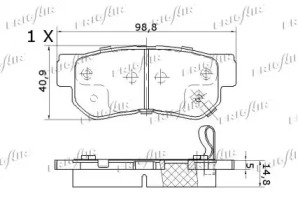 Запчасти для ТО FRIGAIR для KIA OPIRUS (GH) 3.8 V6