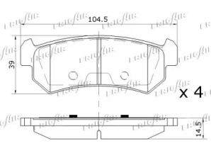 Дополнительные работы FRIGAIR для CHEVROLET NUBIRA седан 1.6