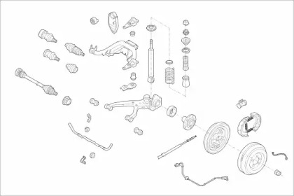 Рулевое управления SACHS для VW GOLF II (19E, 1G1) 1.8 i Cat Syncro