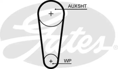 Ремень ГРМ / комплект GATES для VW POLO (6R, 6C) 1.4 TSI