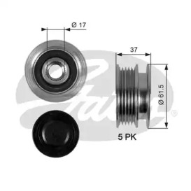 Составляющие GATES для VW POLO (6N1) 64 1.9 D