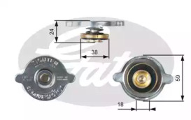Водяной / масляный радиатор GATES для NISSAN VANETTE Фургон (C22) 1.5