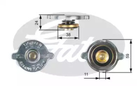Водяной / масляный радиатор GATES для FORD TRANSIT Фургон (E_ _) 2.5 DI (EAL, EAS)