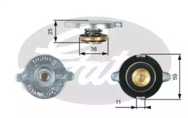 Водяной / масляный радиатор GATES для MAZDA 929 II (HB) 2.0 i GLX