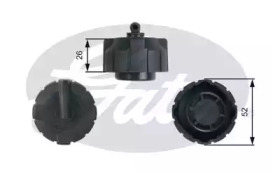 Водяной / масляный радиатор GATES для ALFA ROMEO 164 (164_) 3.0 24V (164.K1)