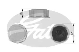 Водяной / масляный радиатор GATES для FORD FOCUS седан (DFW) 1.8 16V