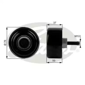 Паразитный / ведущий ролик GATES для FORD TRANSIT c бортовой платформой/ходовая часть (FM_ _, FN_ _) 2.4 TDCi