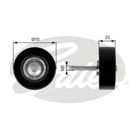 Поликлиновойремень / комплект GATES для MAZDA 3 (BK) 2.3 MPS Turbo