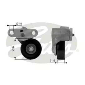 Поликлиновойремень / комплект GATES для CHEVROLET TAHOE (B2W) 5.3