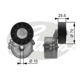 Ролик натяжителя GATES для PEUGEOT BOXER автобус (244, Z_) 2.2 HDi