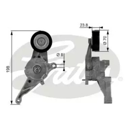 Поликлиновойремень / комплект GATES для VW MULTIVAN V (7HM, 7HN, 7HF, 7EF, 7EM, 7EN) 1.9 TDI