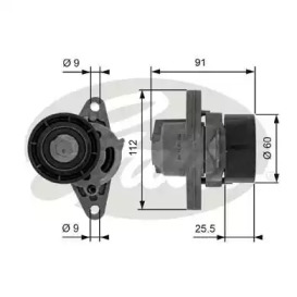 Поликлиновойремень / комплект GATES для NISSAN KUBISTAR (X76) 1.6 16V