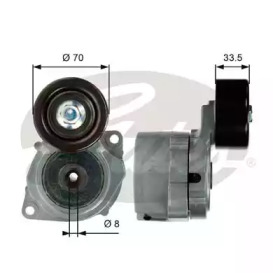 Поликлиновойремень / комплект GATES для HONDA CIVIC VIII Hatchback (FN, FK) 2.2 CTDi (FK3)