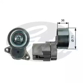 Поликлиновойремень / комплект GATES для MAZDA 6 Hatchback (GG) 2.0 DI