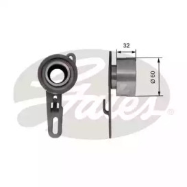 Ремень ГРМ / натяжение GATES для FORD TRANSIT Фургон (E_ _) 2.5 TD (EAS, EAL)